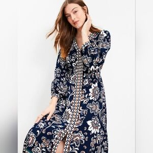 Floral Navy Dress